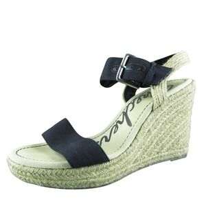 Skechers Women's Ankle Strap Black Fabric Size 8M Gently Used 2025